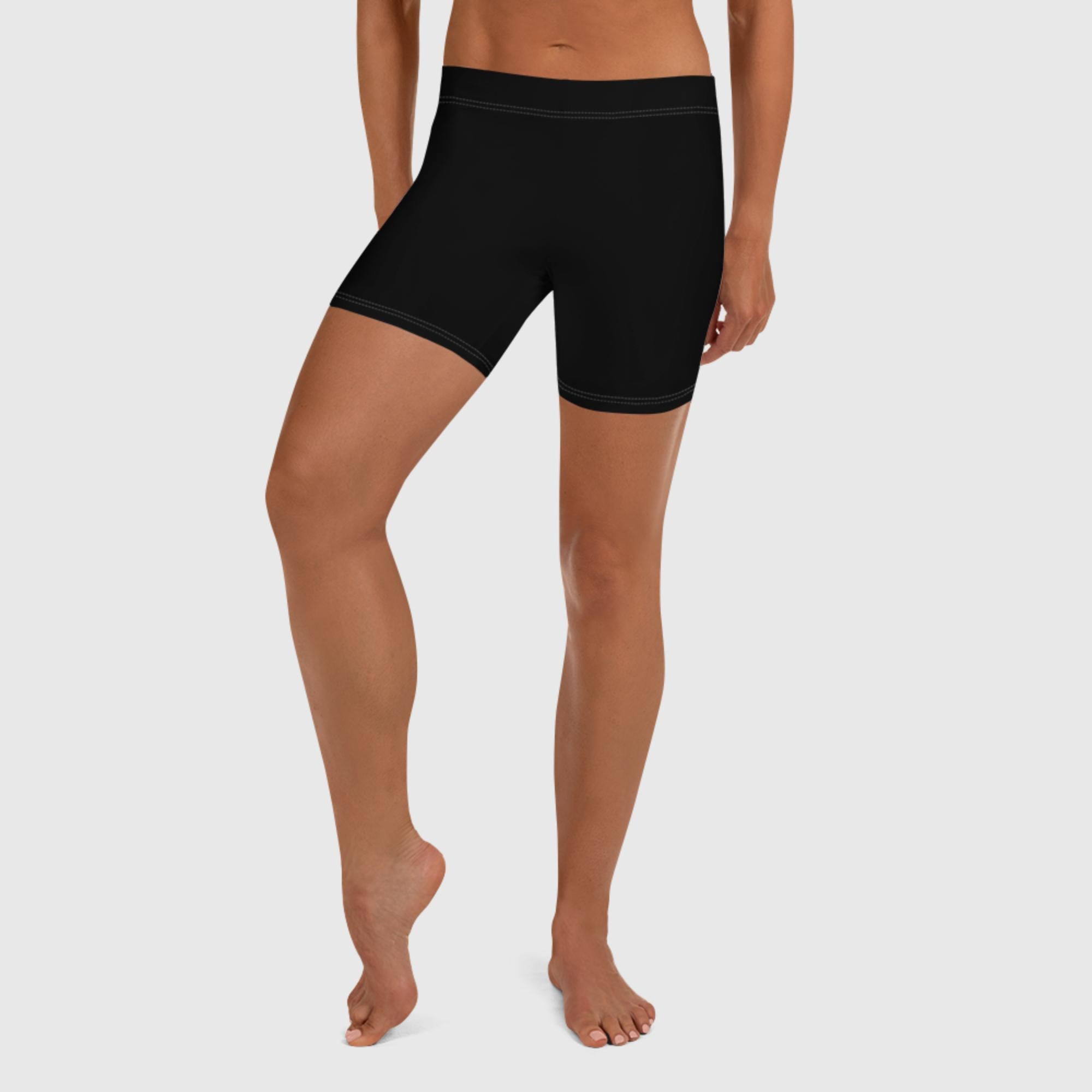 Women's Shorts - Black - Sunset Harbor Clothing
